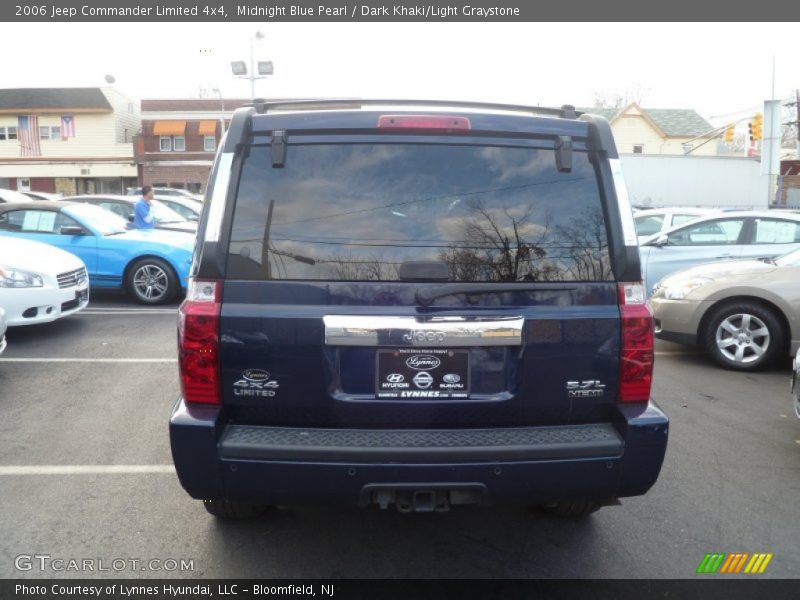 Midnight Blue Pearl / Dark Khaki/Light Graystone 2006 Jeep Commander Limited 4x4