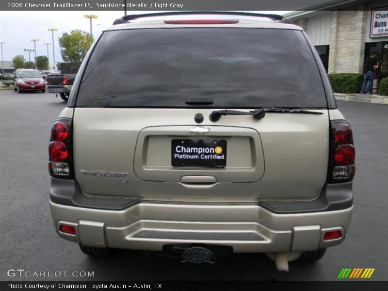Sandstone Metallic / Light Gray 2006 Chevrolet TrailBlazer LS