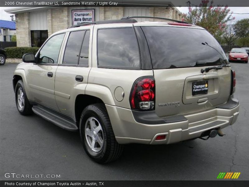 Sandstone Metallic / Light Gray 2006 Chevrolet TrailBlazer LS