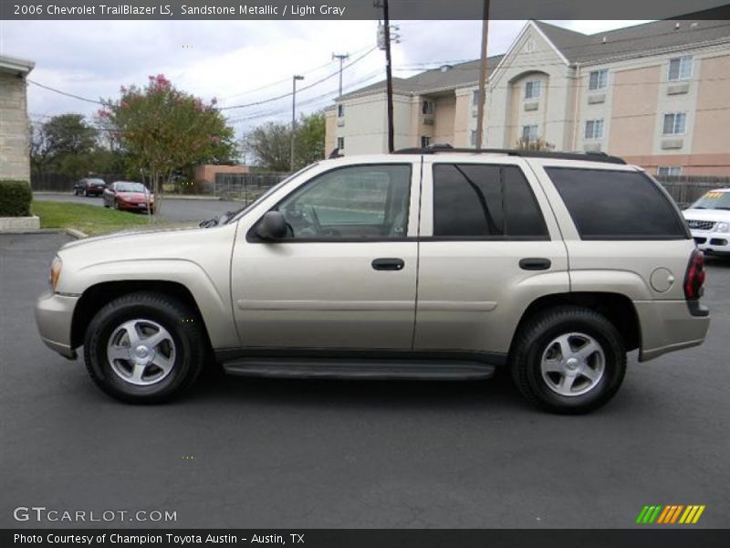 Sandstone Metallic / Light Gray 2006 Chevrolet TrailBlazer LS