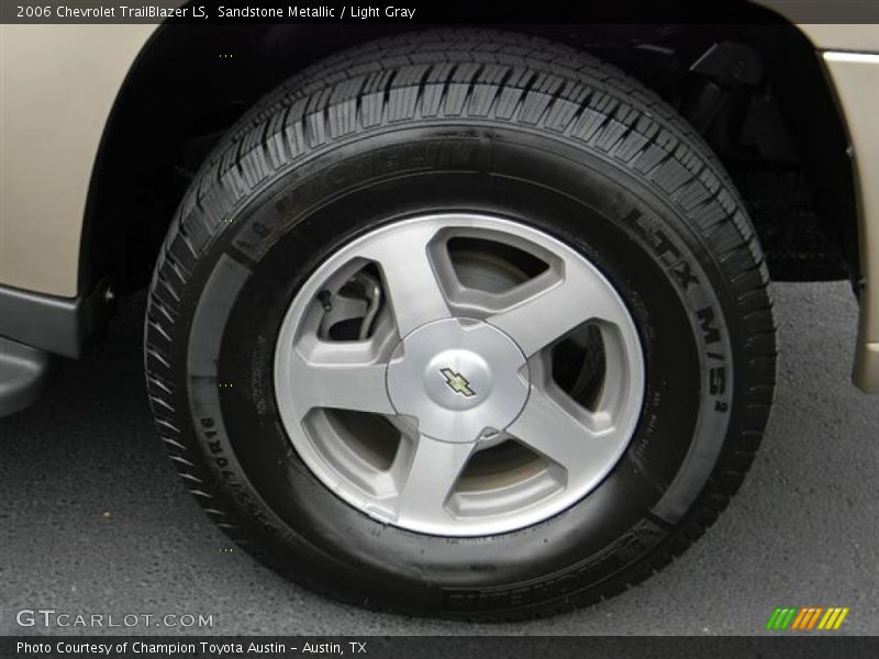 Sandstone Metallic / Light Gray 2006 Chevrolet TrailBlazer LS