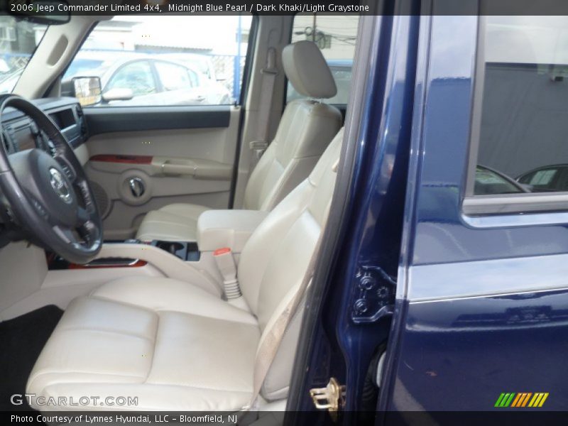 Midnight Blue Pearl / Dark Khaki/Light Graystone 2006 Jeep Commander Limited 4x4