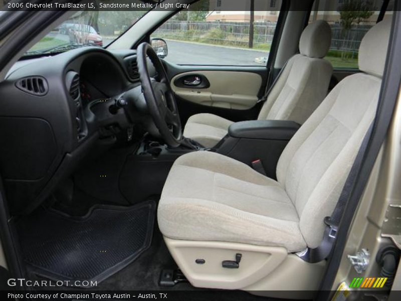 Sandstone Metallic / Light Gray 2006 Chevrolet TrailBlazer LS