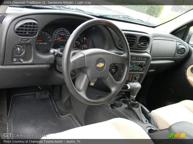 Sandstone Metallic / Light Gray 2006 Chevrolet TrailBlazer LS