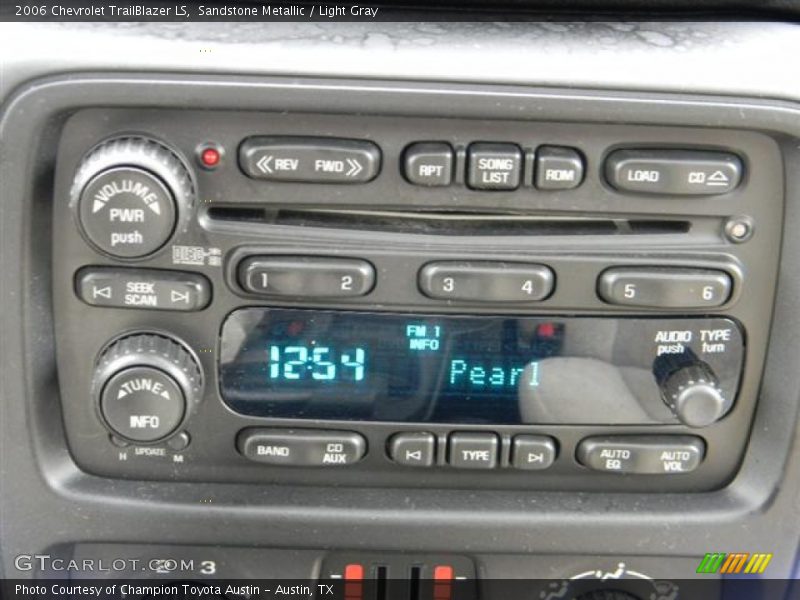Sandstone Metallic / Light Gray 2006 Chevrolet TrailBlazer LS