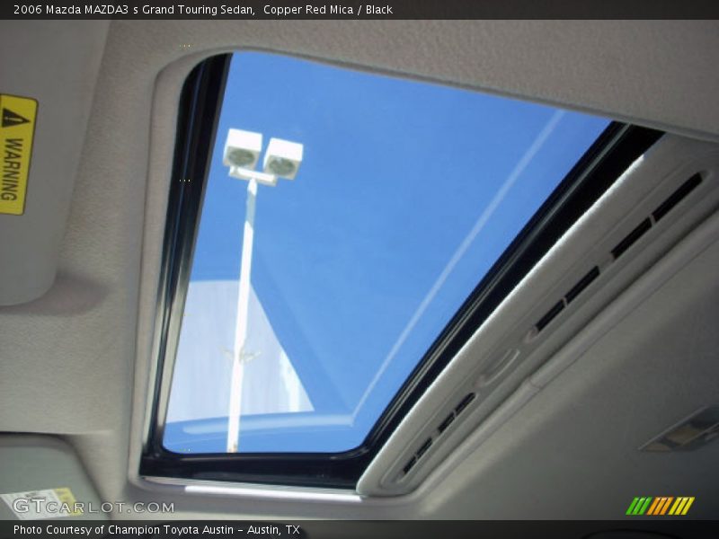 Copper Red Mica / Black 2006 Mazda MAZDA3 s Grand Touring Sedan