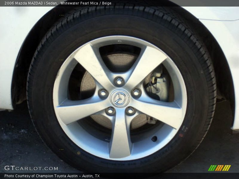Whitewater Pearl Mica / Beige 2006 Mazda MAZDA3 i Sedan