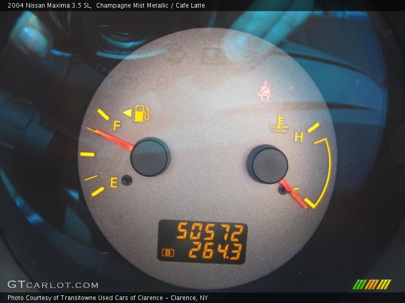 Champagne Mist Metallic / Cafe Latte 2004 Nissan Maxima 3.5 SL