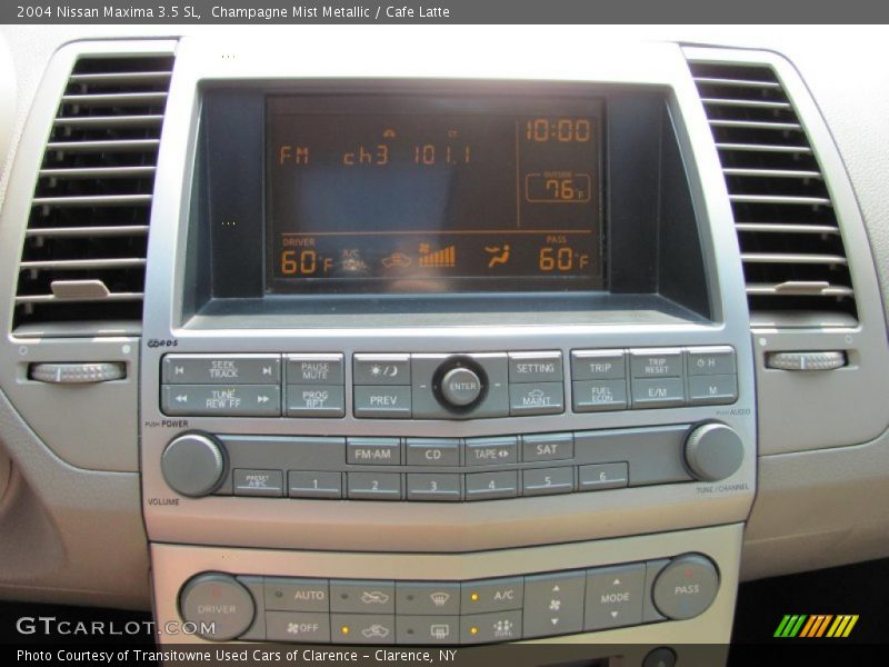 Champagne Mist Metallic / Cafe Latte 2004 Nissan Maxima 3.5 SL