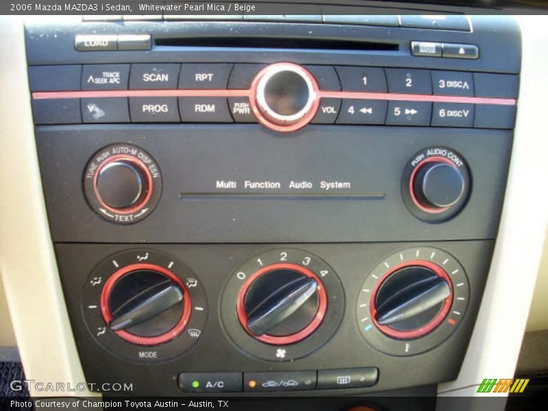 Whitewater Pearl Mica / Beige 2006 Mazda MAZDA3 i Sedan