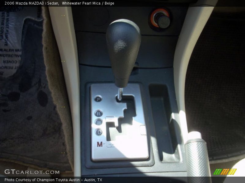 Whitewater Pearl Mica / Beige 2006 Mazda MAZDA3 i Sedan