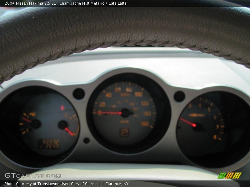 Champagne Mist Metallic / Cafe Latte 2004 Nissan Maxima 3.5 SL