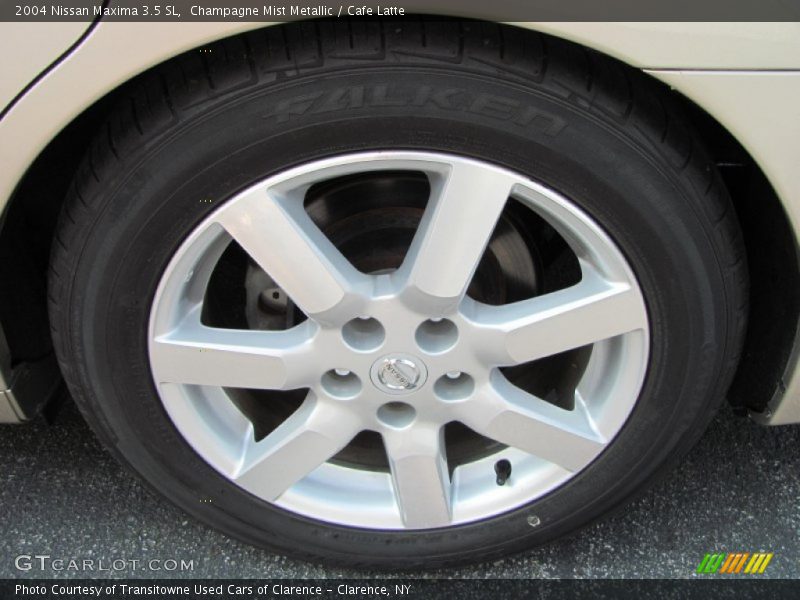 Champagne Mist Metallic / Cafe Latte 2004 Nissan Maxima 3.5 SL