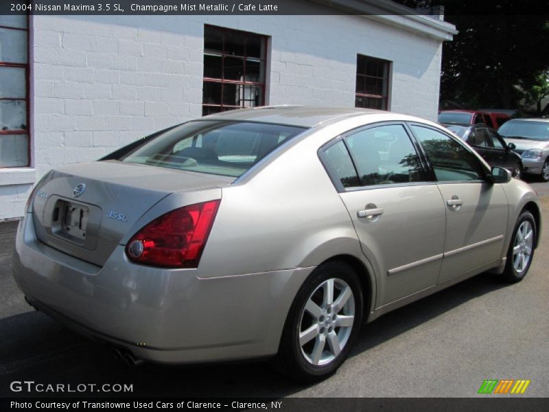 Champagne Mist Metallic / Cafe Latte 2004 Nissan Maxima 3.5 SL