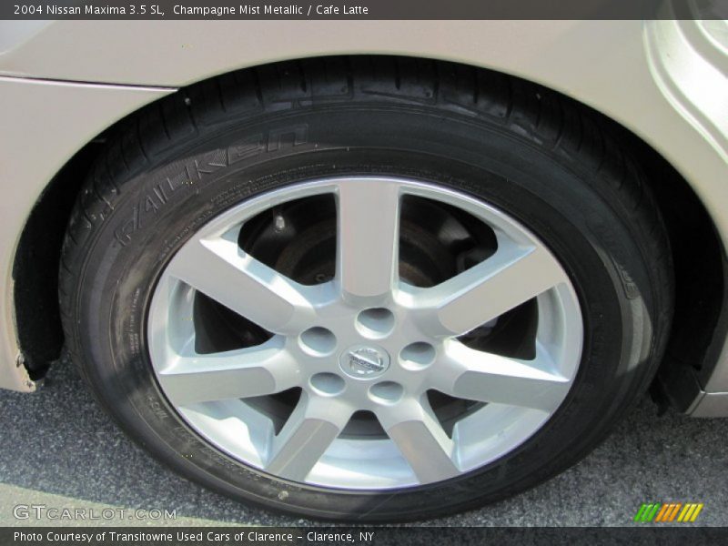Champagne Mist Metallic / Cafe Latte 2004 Nissan Maxima 3.5 SL