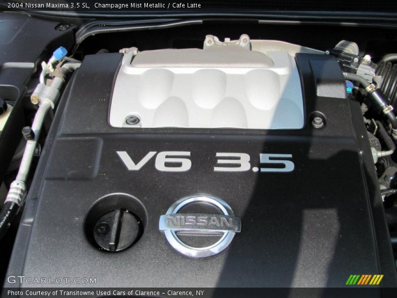 Champagne Mist Metallic / Cafe Latte 2004 Nissan Maxima 3.5 SL