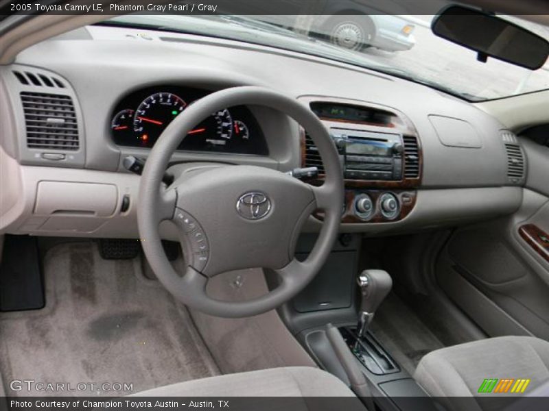 Phantom Gray Pearl / Gray 2005 Toyota Camry LE
