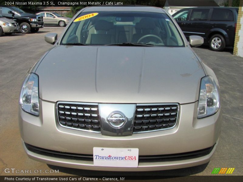 Champagne Mist Metallic / Cafe Latte 2004 Nissan Maxima 3.5 SL