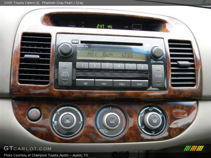 Phantom Gray Pearl / Gray 2005 Toyota Camry LE