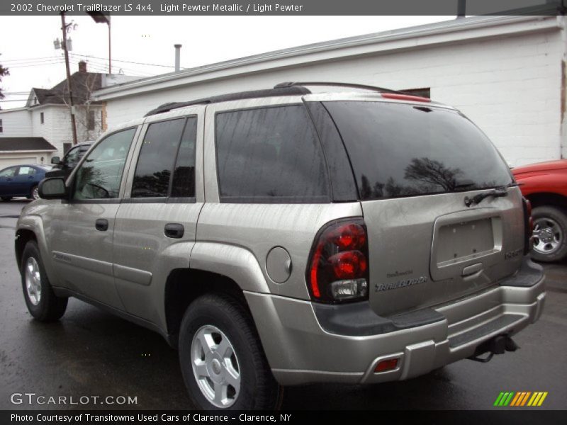 Light Pewter Metallic / Light Pewter 2002 Chevrolet TrailBlazer LS 4x4