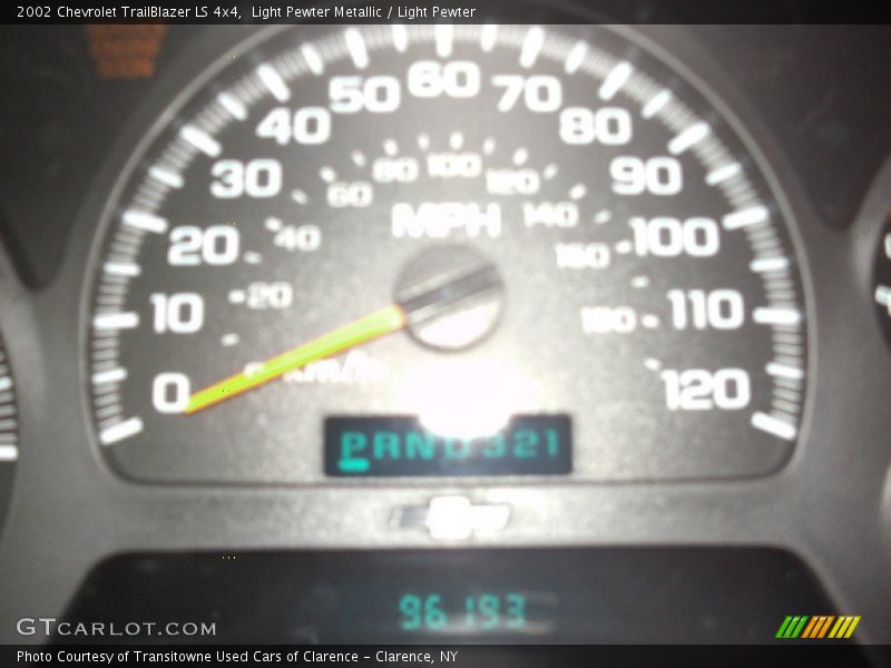 Light Pewter Metallic / Light Pewter 2002 Chevrolet TrailBlazer LS 4x4