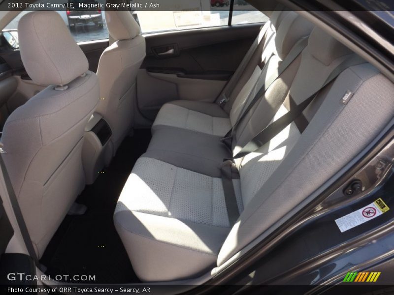 Magnetic Gray Metallic / Ash 2012 Toyota Camry LE