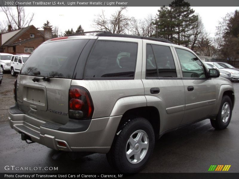 Light Pewter Metallic / Light Pewter 2002 Chevrolet TrailBlazer LS 4x4