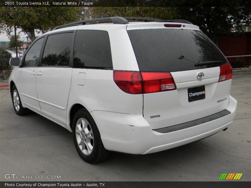 Natural White / Taupe 2005 Toyota Sienna XLE