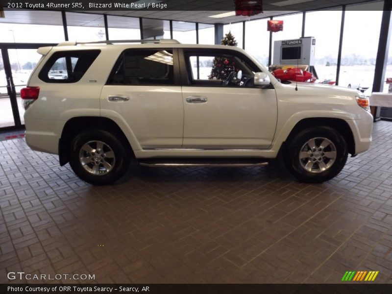 Blizzard White Pearl / Beige 2012 Toyota 4Runner SR5