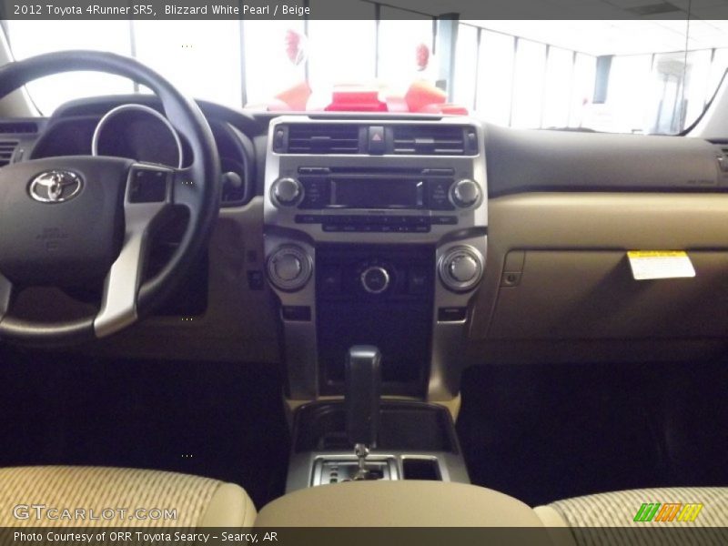 Blizzard White Pearl / Beige 2012 Toyota 4Runner SR5