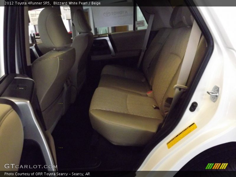 Blizzard White Pearl / Beige 2012 Toyota 4Runner SR5