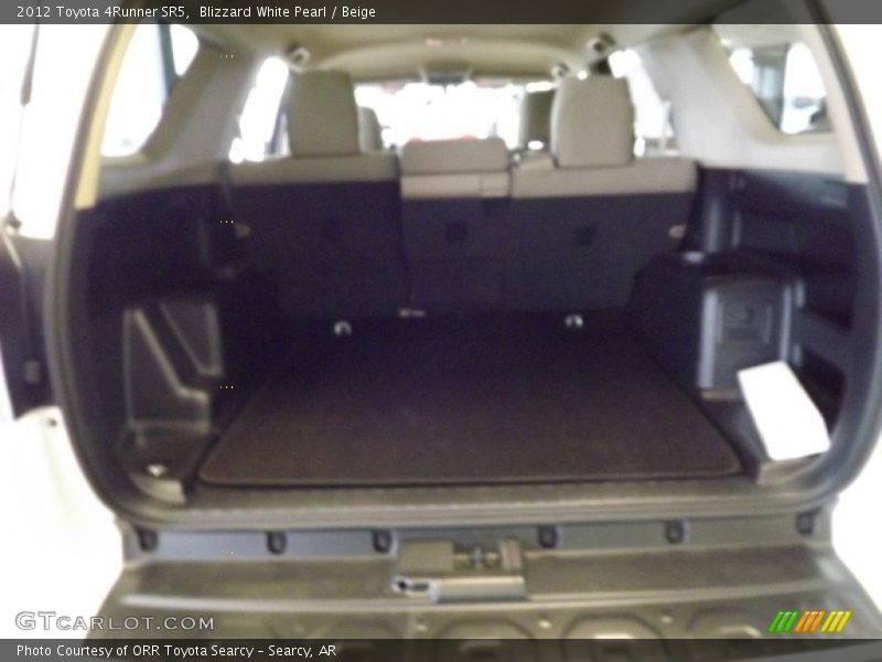 Blizzard White Pearl / Beige 2012 Toyota 4Runner SR5