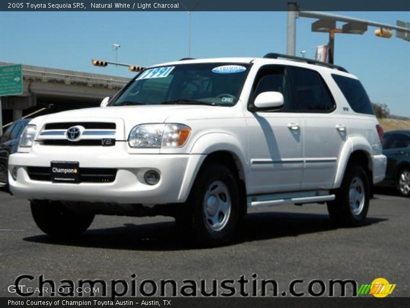 Natural White / Light Charcoal 2005 Toyota Sequoia SR5
