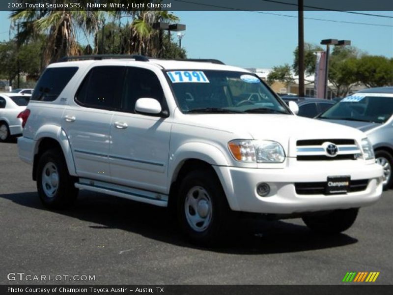 Natural White / Light Charcoal 2005 Toyota Sequoia SR5