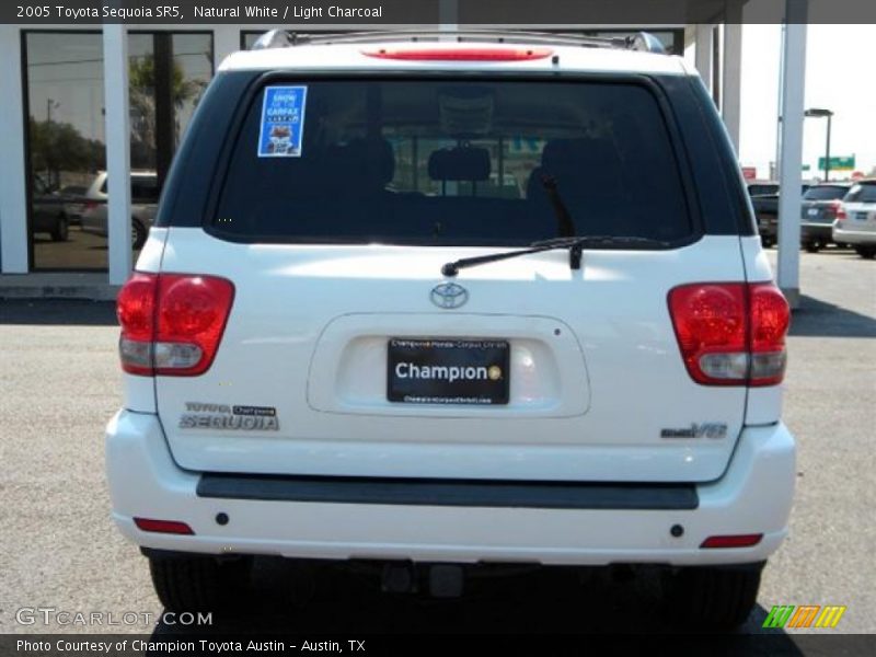 Natural White / Light Charcoal 2005 Toyota Sequoia SR5