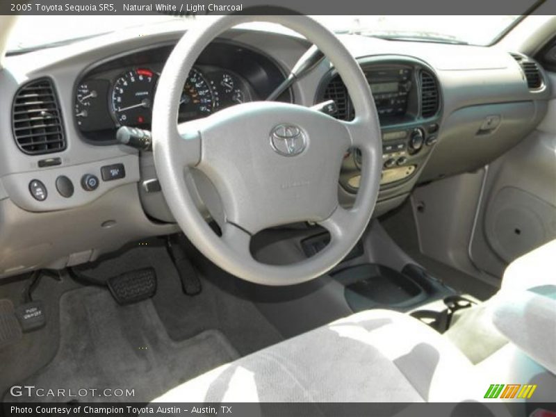 Natural White / Light Charcoal 2005 Toyota Sequoia SR5
