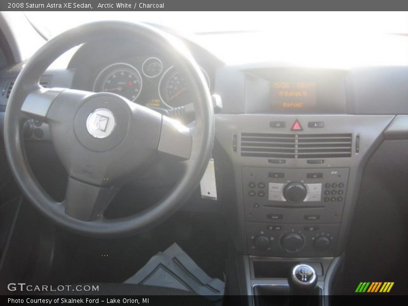 Arctic White / Charcoal 2008 Saturn Astra XE Sedan