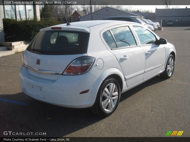 Arctic White / Charcoal 2008 Saturn Astra XE Sedan