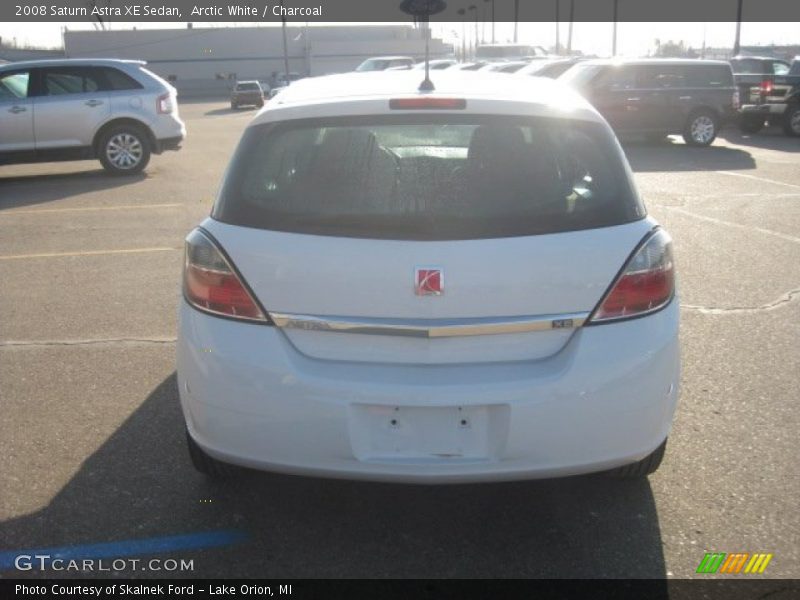 Arctic White / Charcoal 2008 Saturn Astra XE Sedan