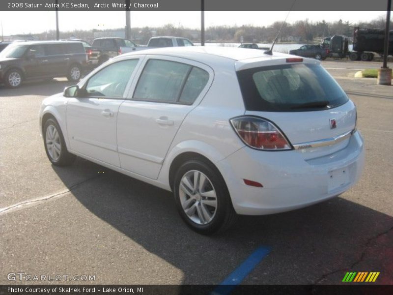 Arctic White / Charcoal 2008 Saturn Astra XE Sedan