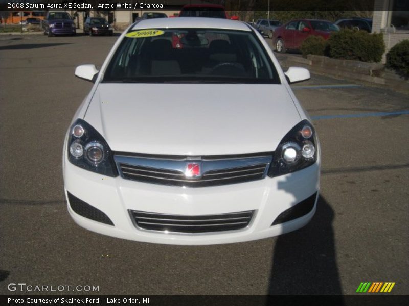 Arctic White / Charcoal 2008 Saturn Astra XE Sedan