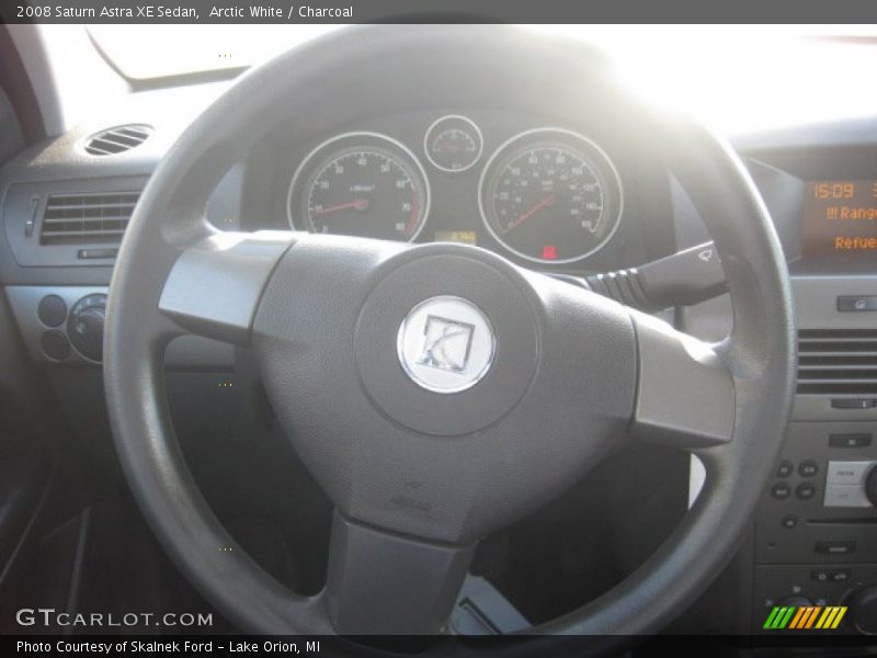 Arctic White / Charcoal 2008 Saturn Astra XE Sedan