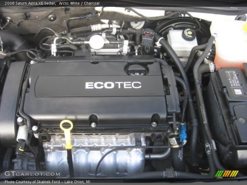 Arctic White / Charcoal 2008 Saturn Astra XE Sedan