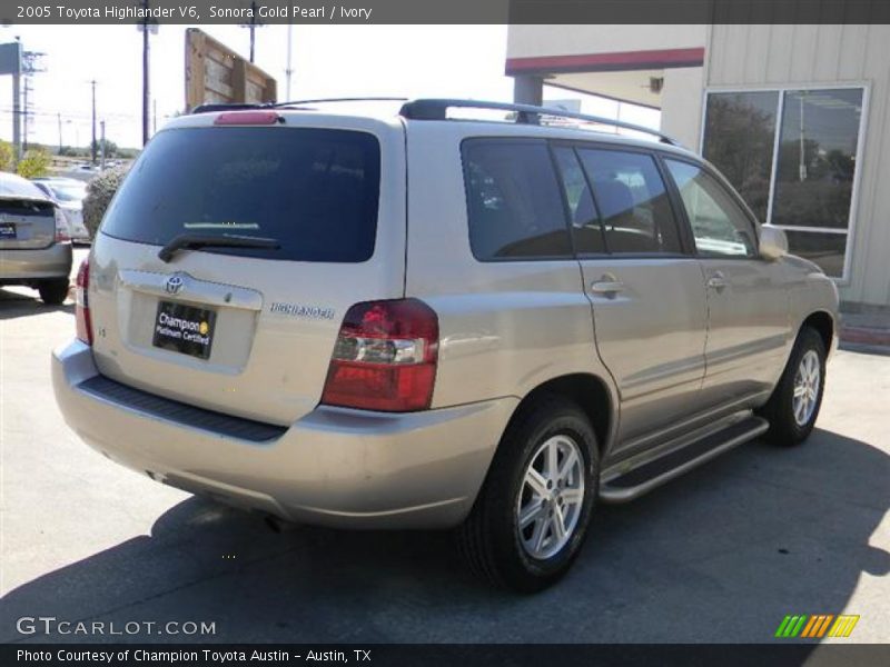Sonora Gold Pearl / Ivory 2005 Toyota Highlander V6