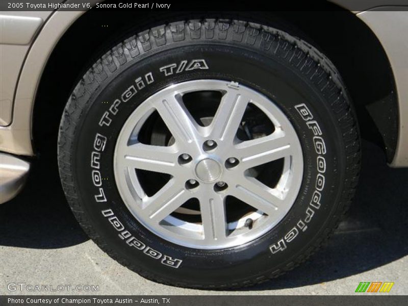 Sonora Gold Pearl / Ivory 2005 Toyota Highlander V6
