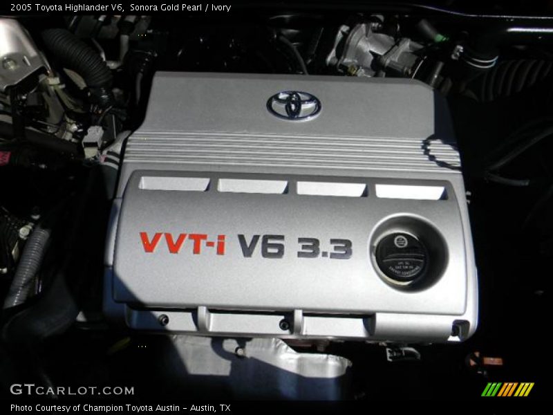 Sonora Gold Pearl / Ivory 2005 Toyota Highlander V6