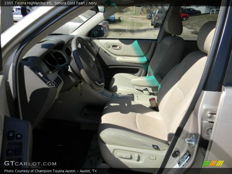 Sonora Gold Pearl / Ivory 2005 Toyota Highlander V6