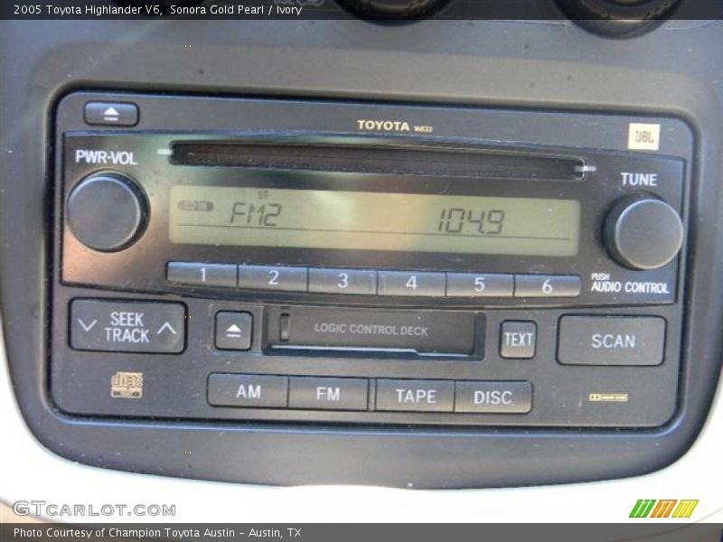 Sonora Gold Pearl / Ivory 2005 Toyota Highlander V6