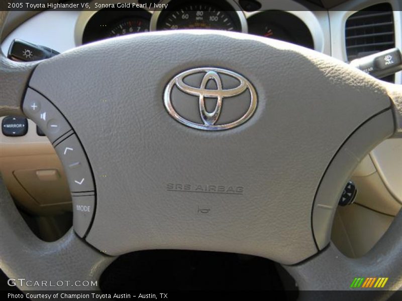 Sonora Gold Pearl / Ivory 2005 Toyota Highlander V6