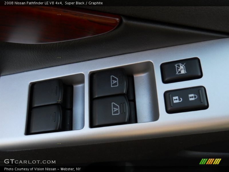 Super Black / Graphite 2008 Nissan Pathfinder LE V8 4x4